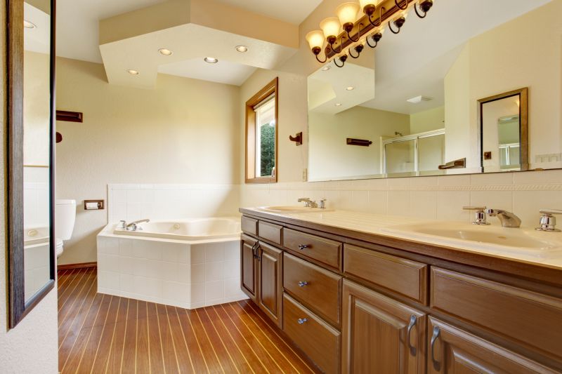 Lighting Fixtures in Master Bathroom